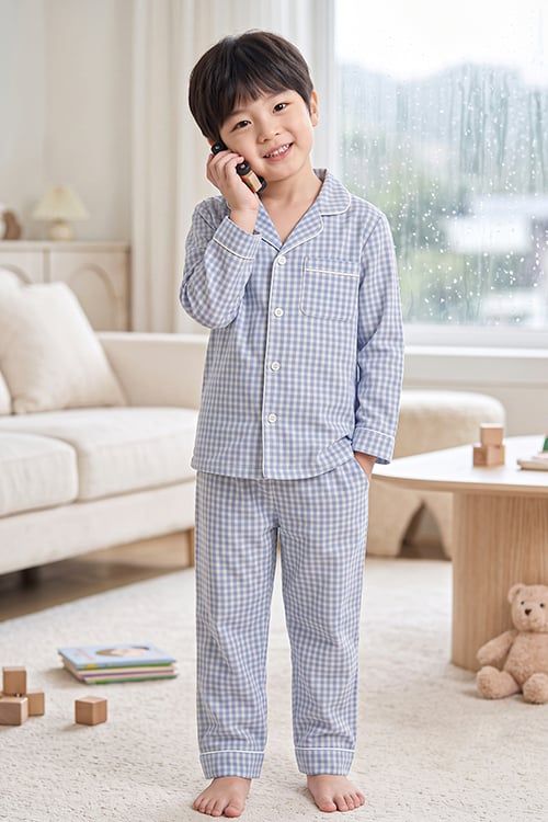  SDK01W5K11-BỘ DÀI KATE NỈ  VỚI THIẾT KẾ CỔ PIJAMA GIẢN DỊ MANG LẠI SỰ NĂNG ĐỘNG VÀ ẤM ÁP CHO BÉ. 