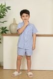  SSK01S5K13-BỘ SHORT KATE  VỚI THIẾT KẾ CỔ PIJAMA GIẢN DỊ MANG LẠI SỰ NĂNG ĐỘNG VÀ THOẢI MÁI CHO BÉ TRAI 