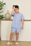  SSK01S5K13-BỘ SHORT KATE  VỚI THIẾT KẾ CỔ PIJAMA GIẢN DỊ MANG LẠI SỰ NĂNG ĐỘNG VÀ THOẢI MÁI CHO BÉ TRAI 