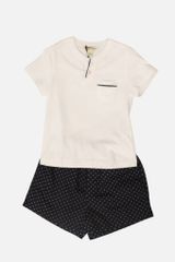 SST020W81-BỘ SHORT THUN CỔ TRÒN