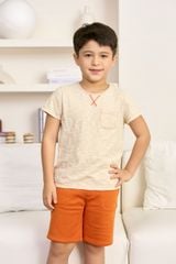 SST02S5T01-BỘ SHORT THUN BÉ TRAI  VỚI THIẾT KẾ CỔ TRÒN ĐƠN GIẢN MANG LẠI SỰ NĂNG ĐỘNG VÀ THOẢI MÁI