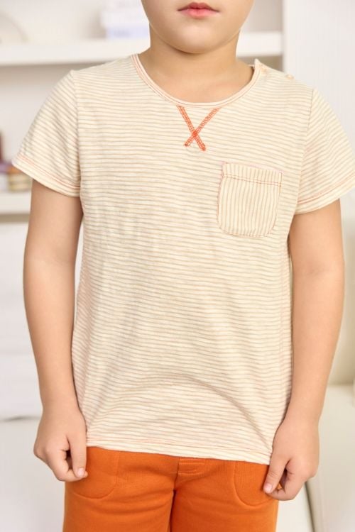  SST02S5T01-BỘ SHORT THUN BÉ TRAI  VỚI THIẾT KẾ CỔ TRÒN ĐƠN GIẢN MANG LẠI SỰ NĂNG ĐỘNG VÀ THOẢI MÁI 