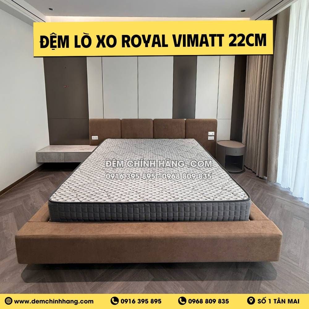 Đệm lò xo túi Royal Vimatt 22cm