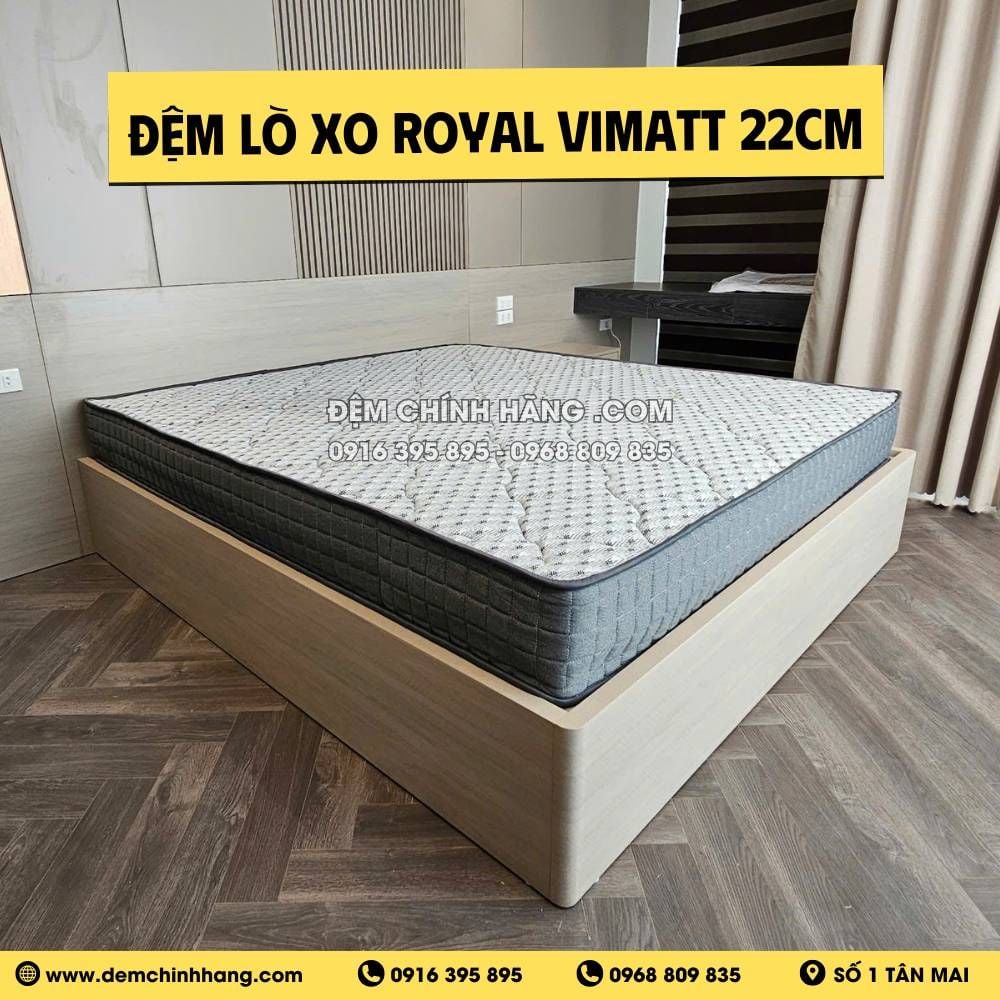 Đệm lò xo túi Royal Vimatt 22cm