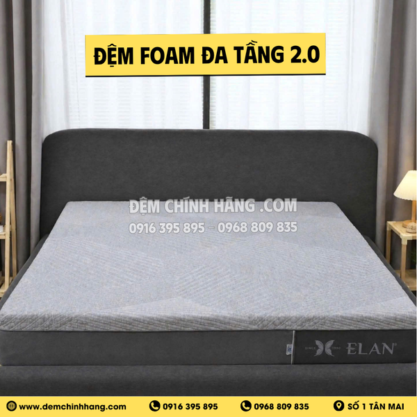 Đệm Foam Đa Tầng Massage Premium 2.0