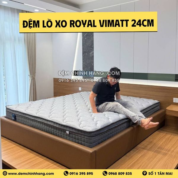 Đệm lò xo túi Royal Vimatt 24cm