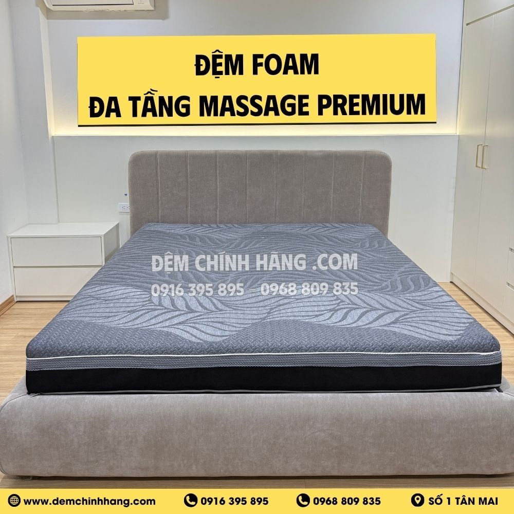 Đệm Foam Đa Tầng Massage Premium