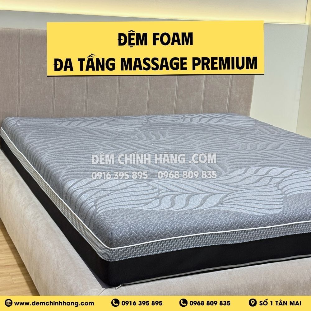 Đệm Foam Đa Tầng Massage Premium