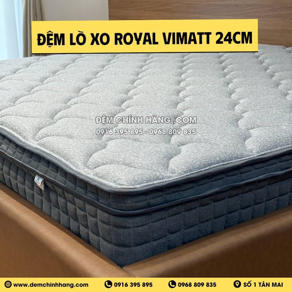 Đệm lò xo túi Royal Vimatt 24cm