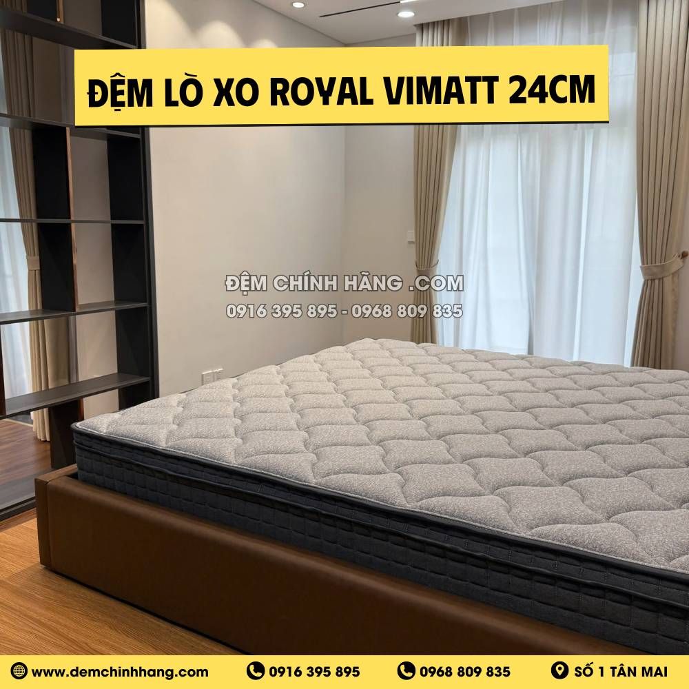 Đệm lò xo túi Royal Vimatt 24cm