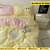 Bộ Chăn Ga Đôi Mắt Vàng Nhạt