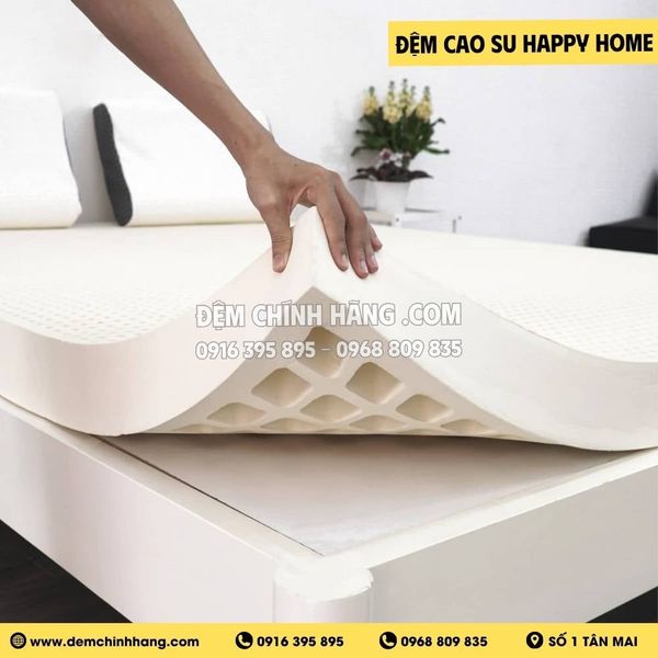 Đệm cao su thiên nhiên Happy Home