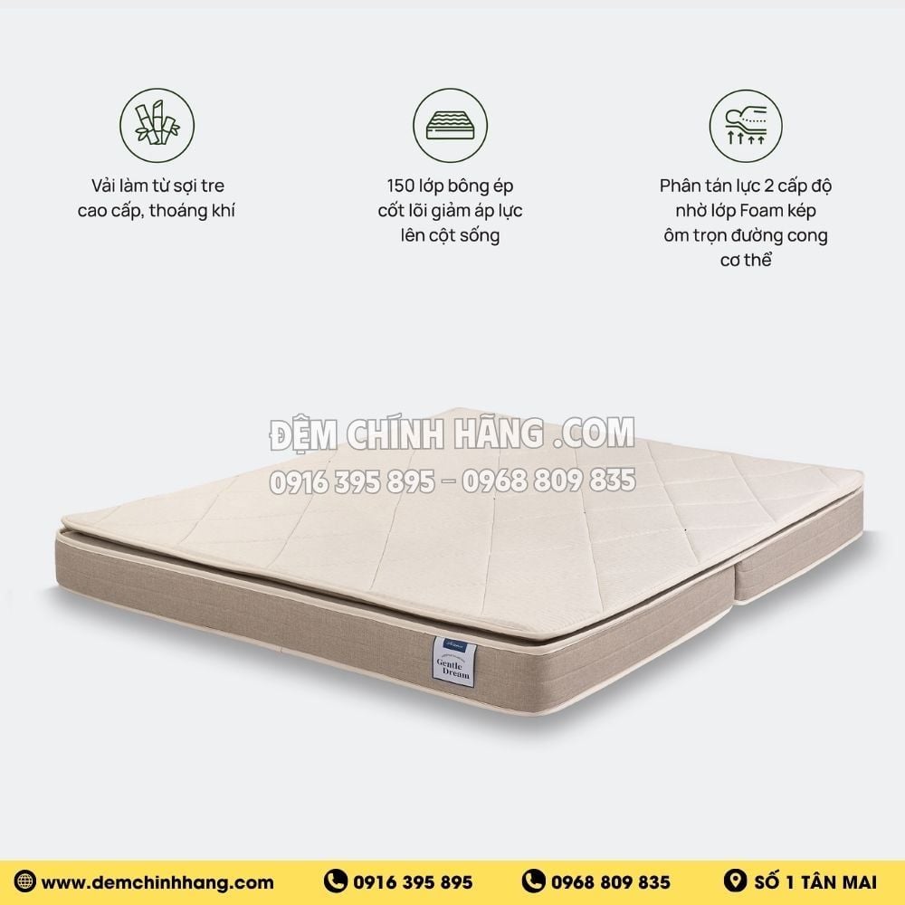 Đệm Foam Artemis Gentle Dream 20cm