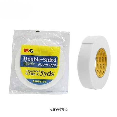Băng dính xốp 2 mặt M&G AJD957L9 (18mmx4,6m)