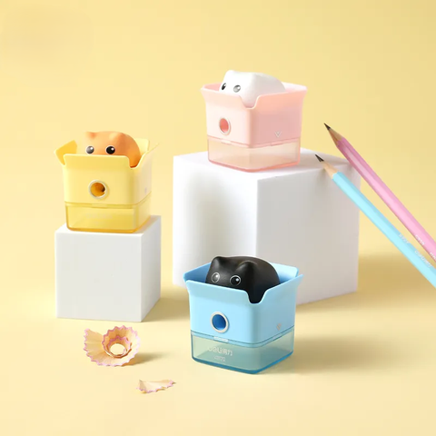 Gọt chì Deli H577 - Hình chú mèo