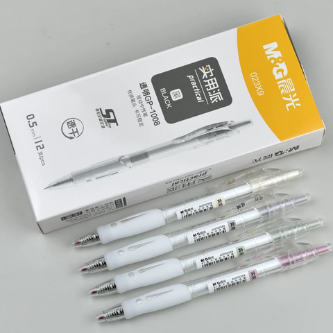 [MUA 10 TẶNG 1] Bút Gel M&G AGP023X9 Ngòi 0.5mm - Mực khô nhanh (Đen, Xanh)