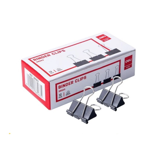 Kẹp Đen 32mm DELI E38563