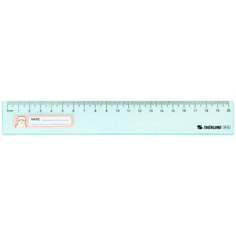 Thước kẻ Thiên Long SR-02 - Kích thước 20cm