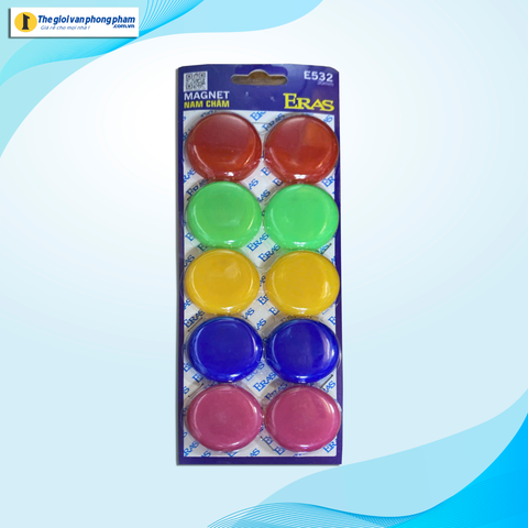 Nam Châm To ERAS E532 Đường Kính 30mm - Vỉ 12 Cái