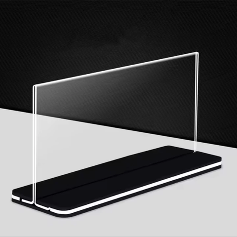 Menu mica để bàn A5 chân cài - Khổ ngang - Kích thước: 21x14.8cm