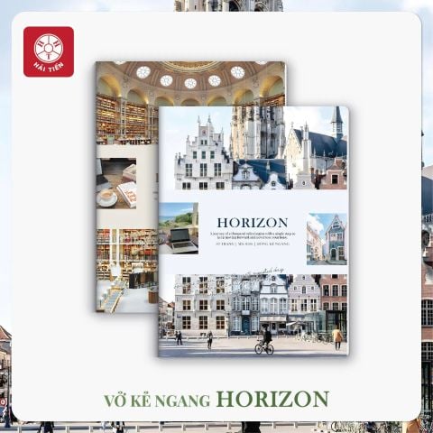 [MUA 10 TẶNG BÚT 8K] Vở kẻ ngang Hải Tiến HORIZON 80 Trang 0506 - Định lượng 60gsm