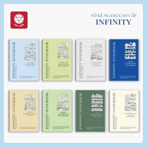 [MUA 10 TẶNG BÚT 8K] Vở kẻ ngang Hải Tiến INFINITY 80 Trang 0476 - Định lượng 70gsm