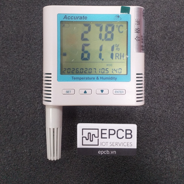 Thiết bị đo nhiệt độ độ ẩm kết nối mạng LAN RJ45 TH40N-E