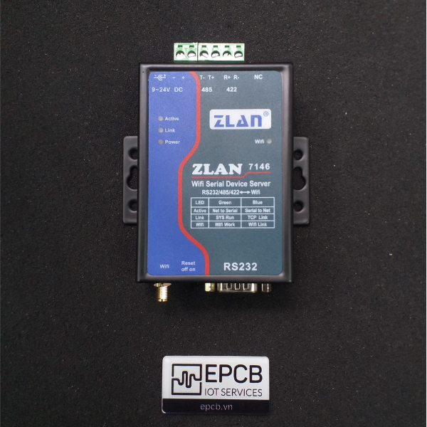 ZLAN7146 - Bộ chuyển đổi Modbus RS485/RS232/RS422 sang WIFI