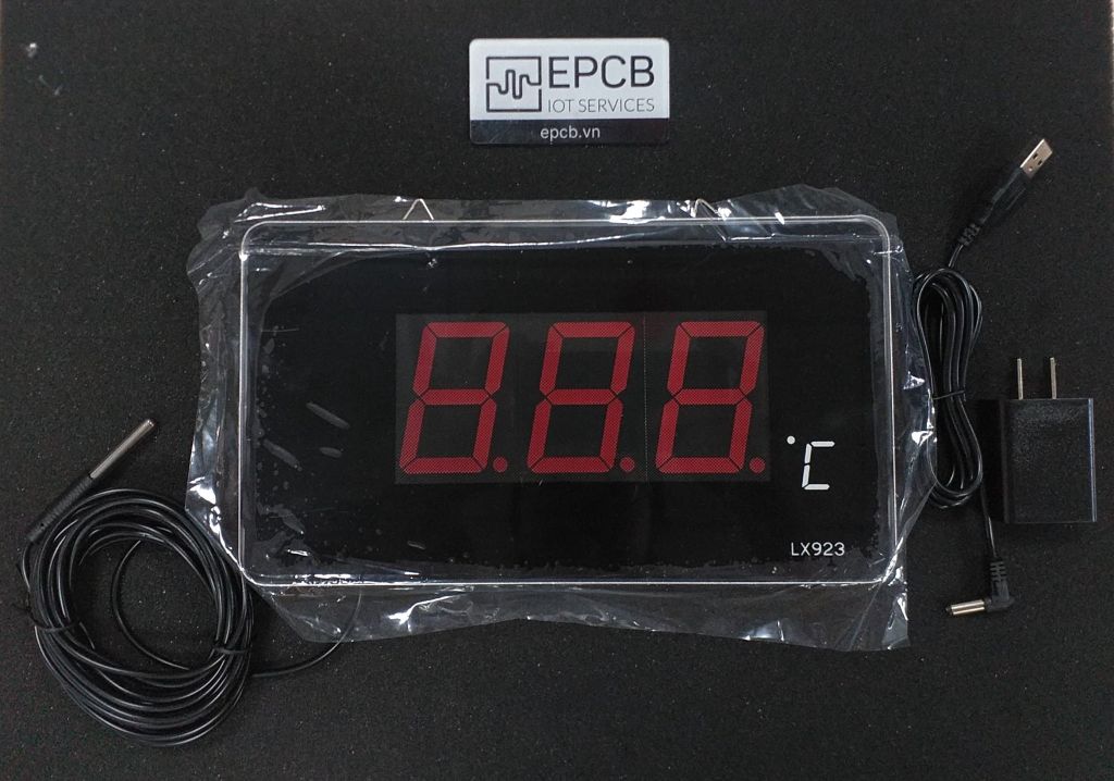 Đồng hồ đo nhiệt độ hiển thị màn hình LED EP-LX923