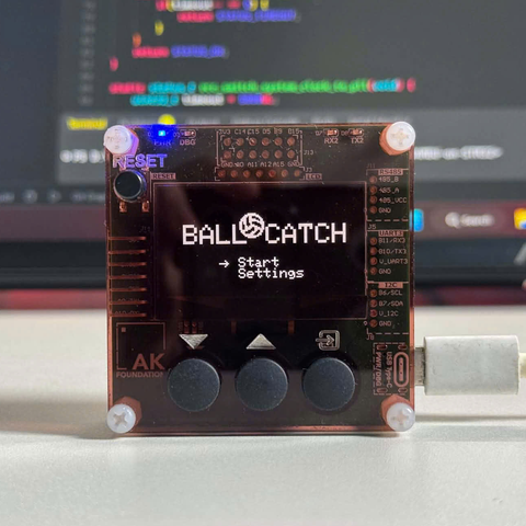 Ball Catch Game - built on AK Embedded Base Kit