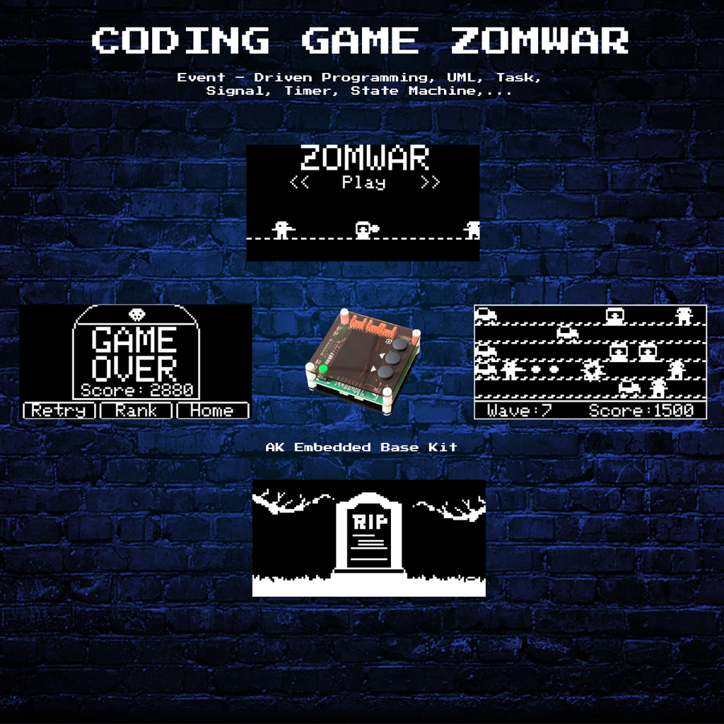 Zomwar Game - built on AK Embedded Base Kit