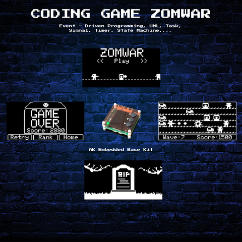 Zomwar Game - built on AK Embedded Base Kit