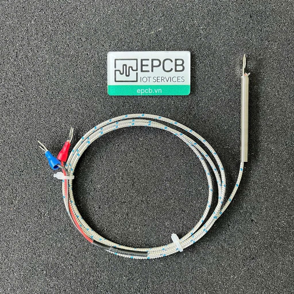 Cảm biến nhiệt độ loại K, E (dạng lắp bề mặt, lỗ tròn M6)