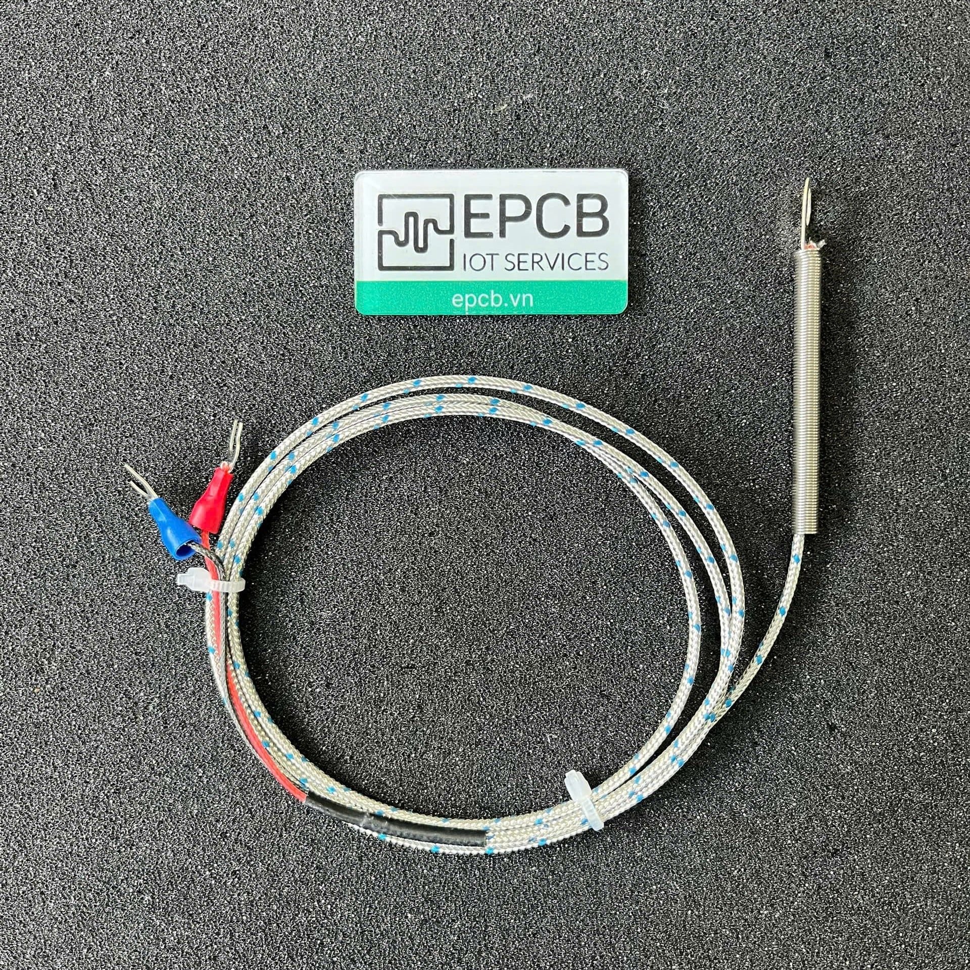  Cảm biến nhiệt độ loại K, E (dạng lắp bề mặt, lỗ tròn M6) 