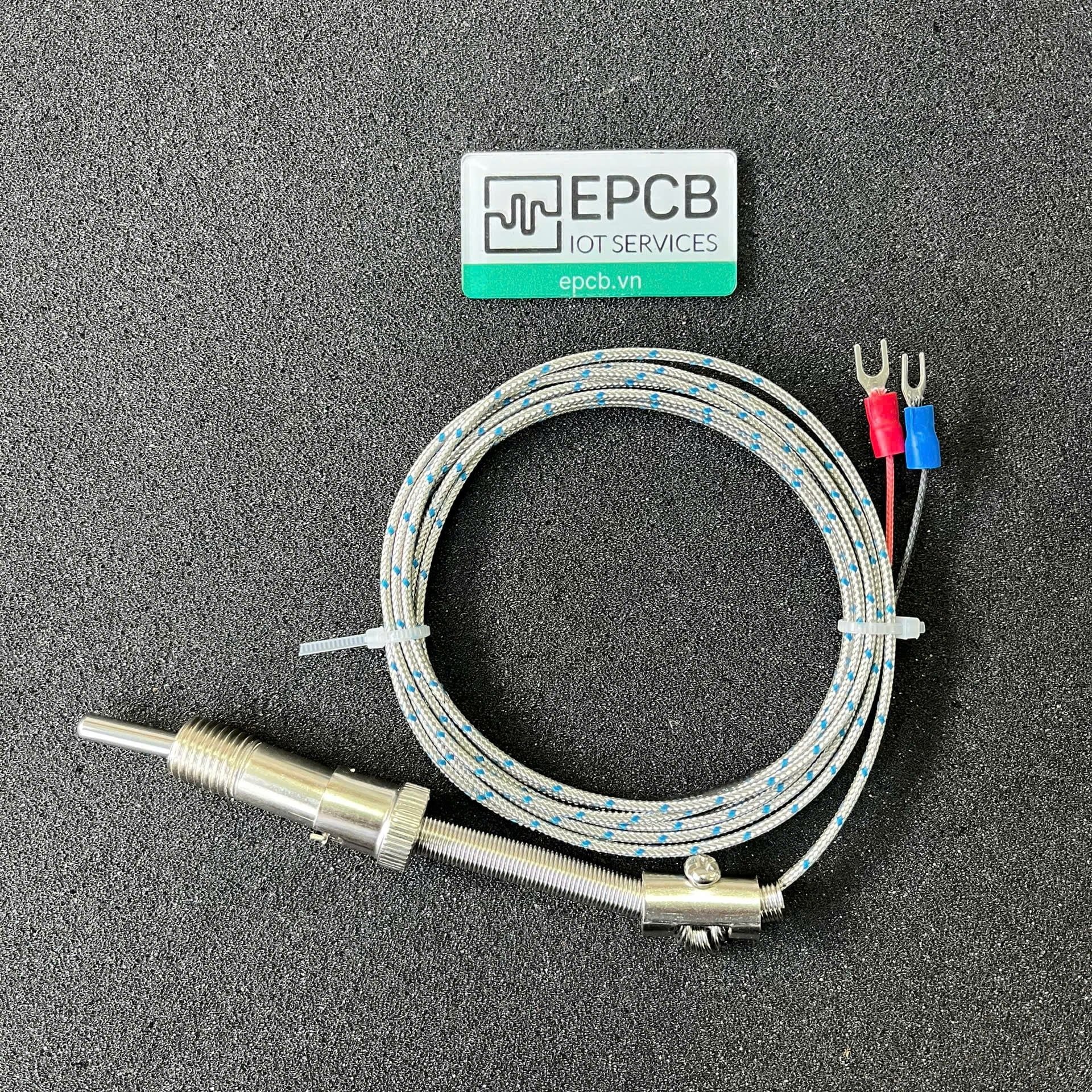  Cảm biến nhiệt độ loại K, E, PT100 dạng lò xo nén WRNT-01 