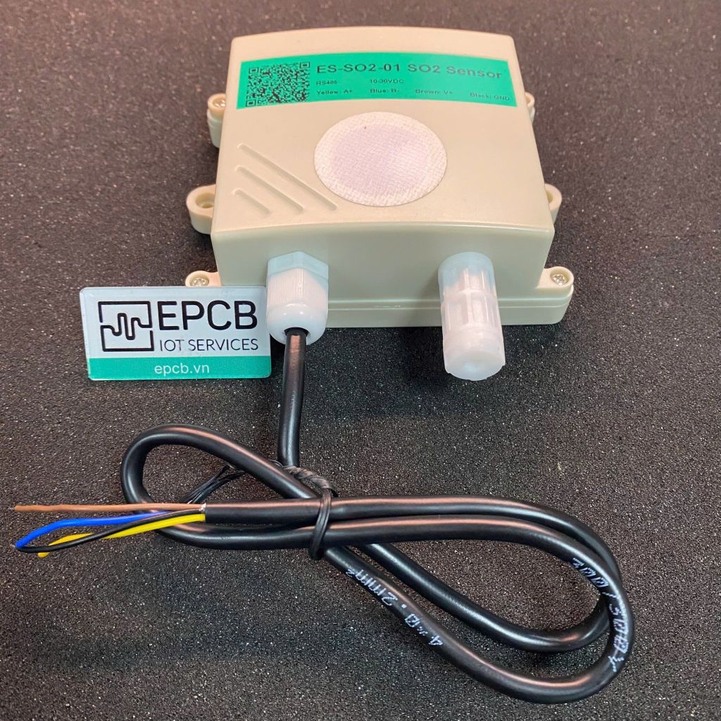 Cảm biến đo nồng độ khí Sulfur Dioxide SO2 ES-SO2-01 (RS485 Modbus RTU)