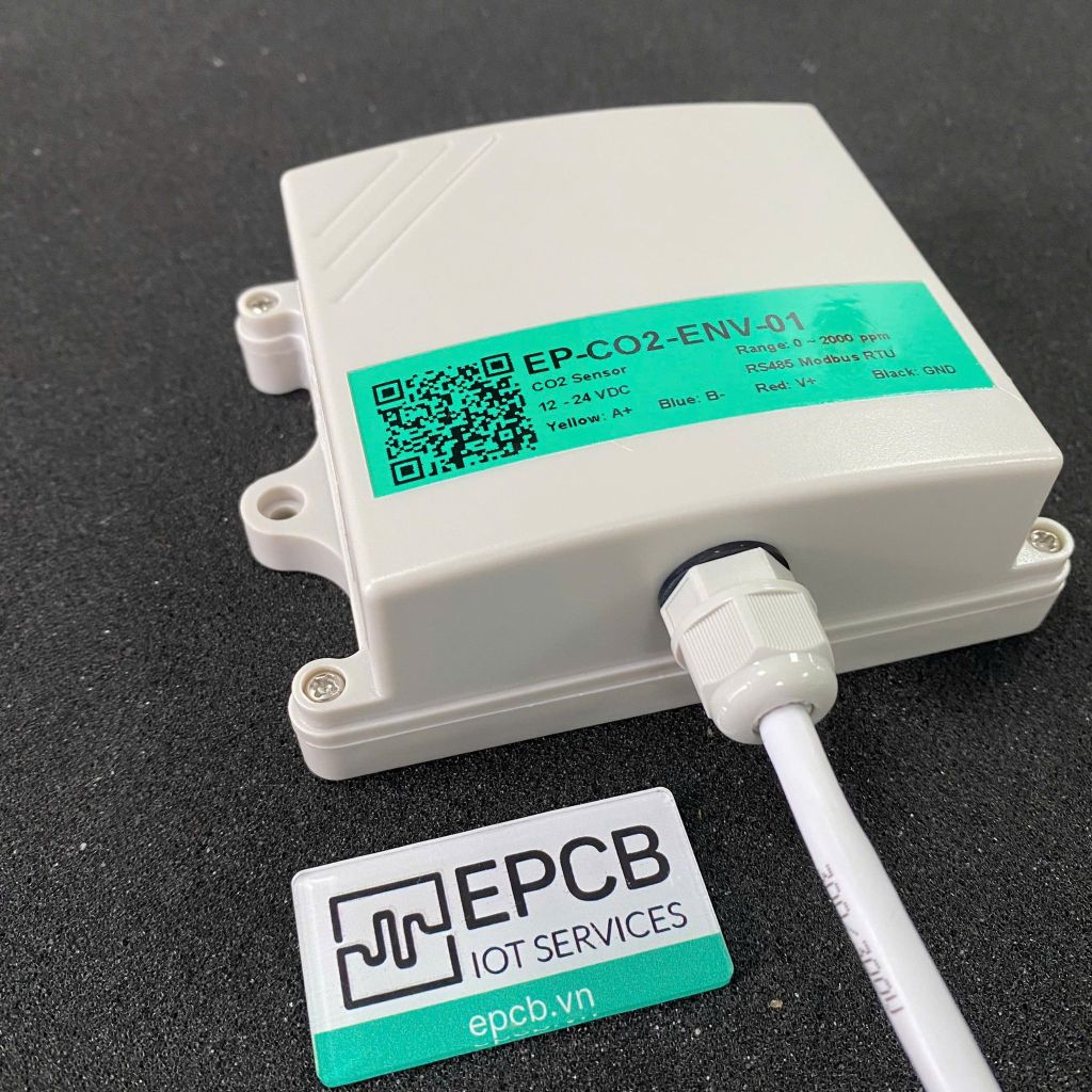 Cảm biến đo nồng độ khí CO2 EP-ENV-CO2-01 (RS485 | 4-20mA)