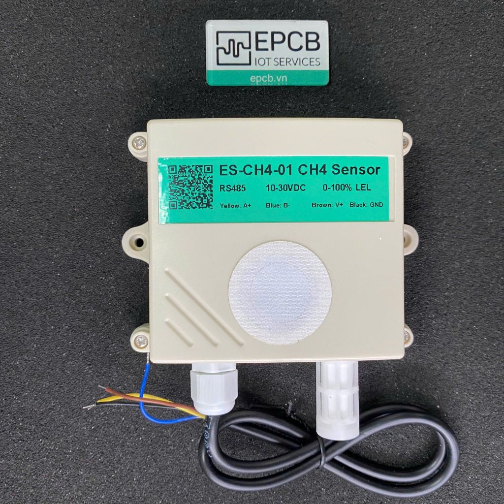 Cảm biến đo nồng độ khí Metan CH4 ES-CH4-01 (RS485 | 4-20mA | 0-10V)