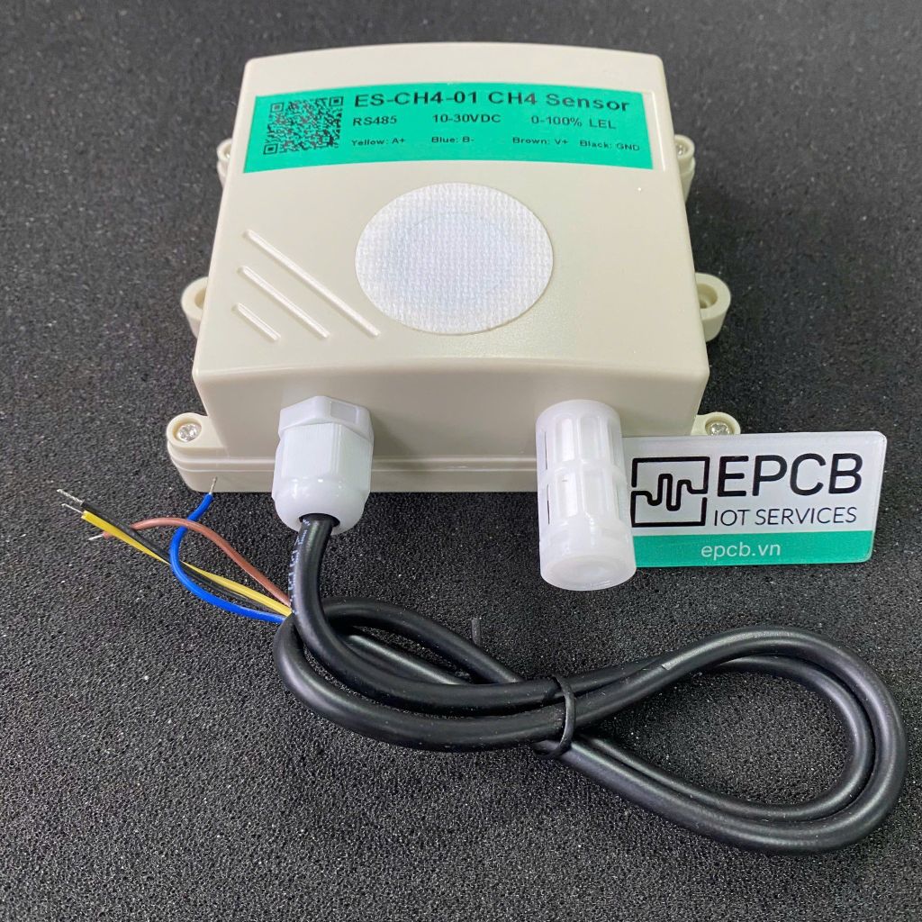Cảm biến đo nồng độ khí Metan CH4 ES-CH4-01 (RS485 | 4-20mA | 0-10V)