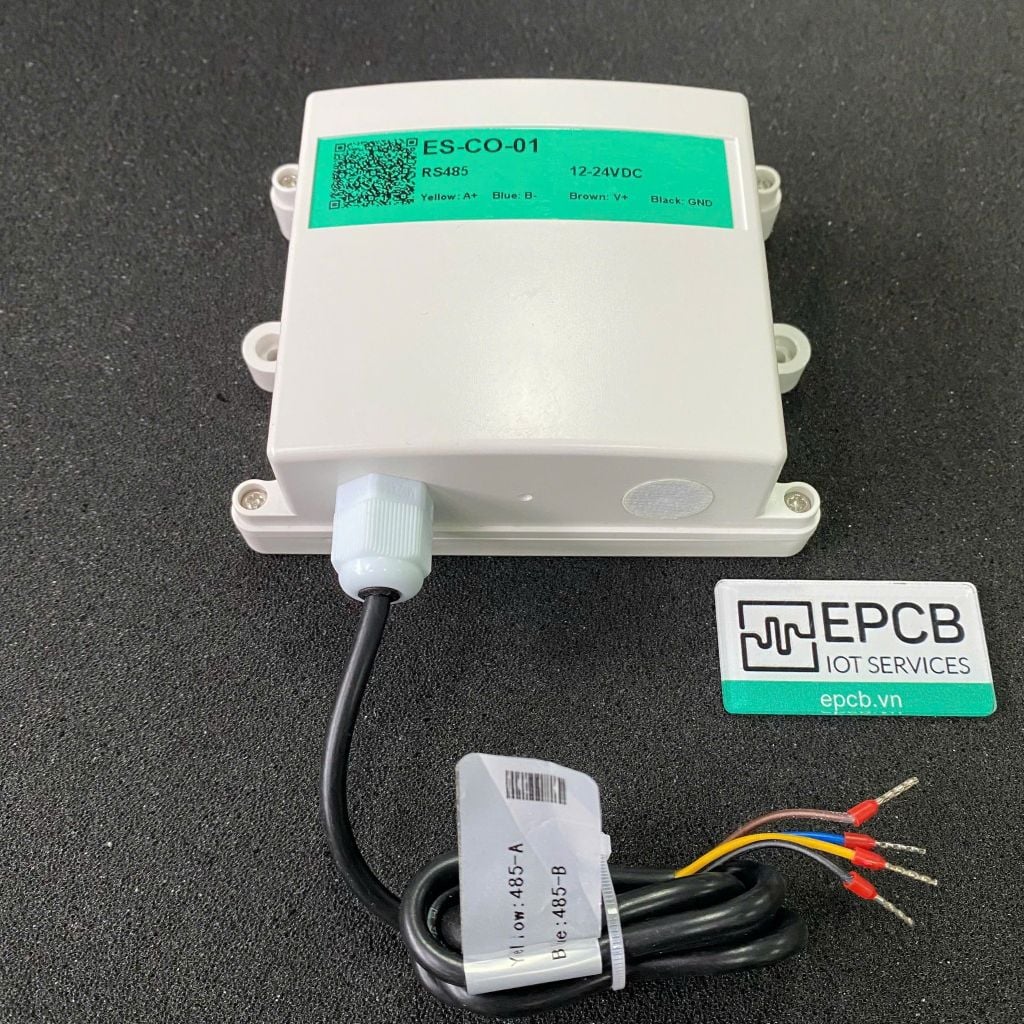 Cảm biến đo nồng độ khí carbon monoxide CO ES-CO-01 (RS485 Modbus RTU)