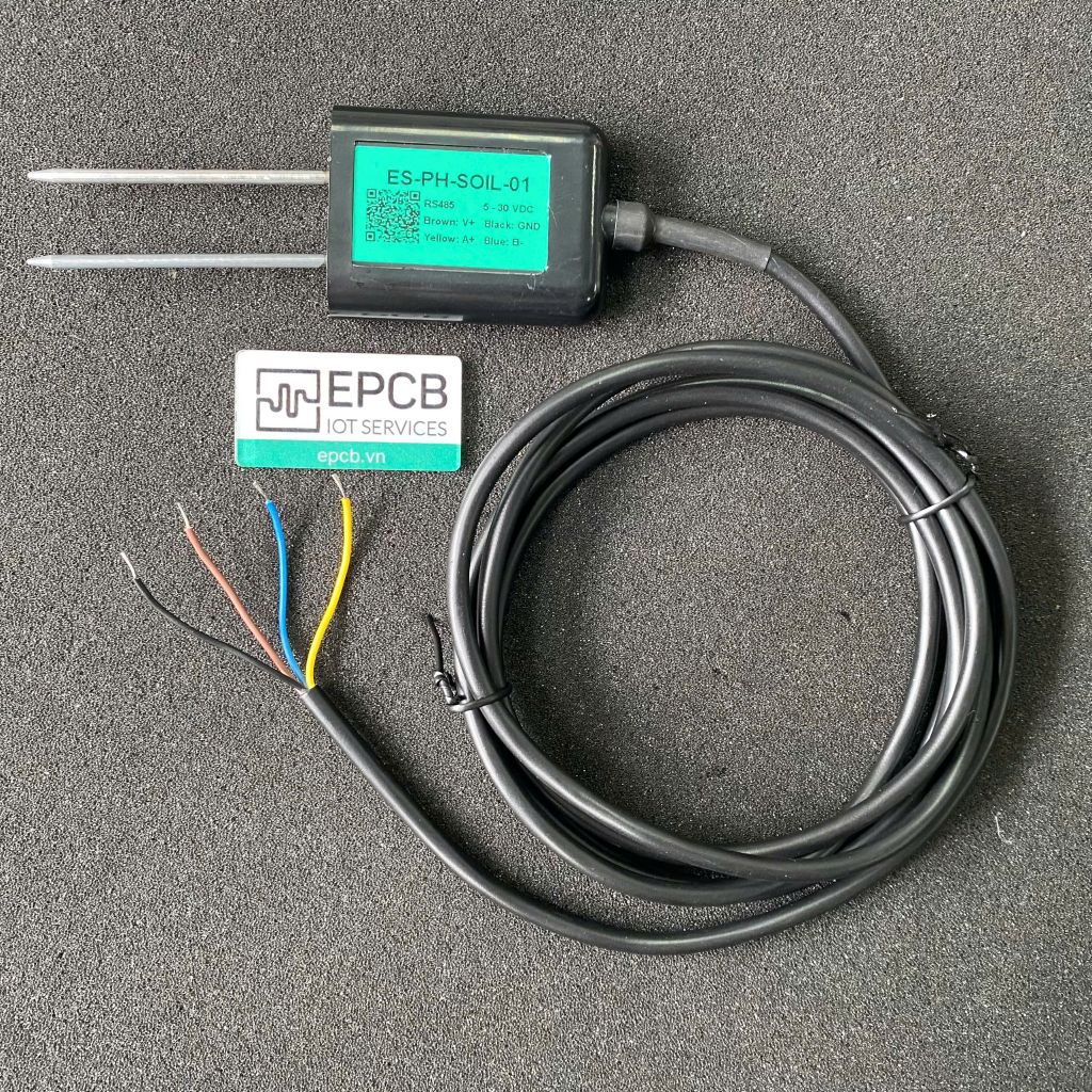 Cảm biến đo độ PH đất ES-PH-SOIL-01 (RS485 Modbus RTU)