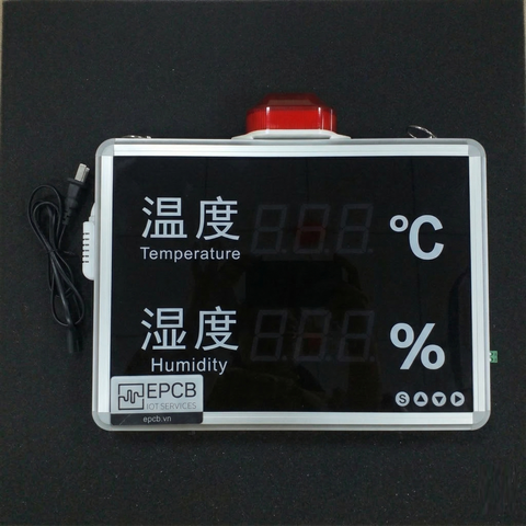 Đồng hồ Led đo nhiệt độ độ ẩm LH-THS hỗ trợ RS485 Modbus RTU
