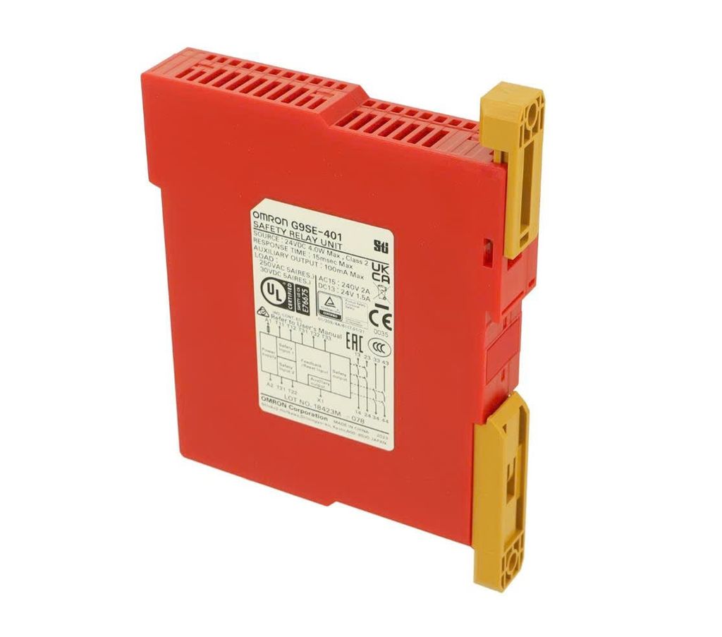 Bộ relay an toàn Omron G9SE-401 24VDC