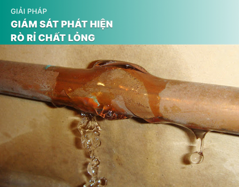 Giải pháp giám sát phát hiện rò rỉ chất lỏng