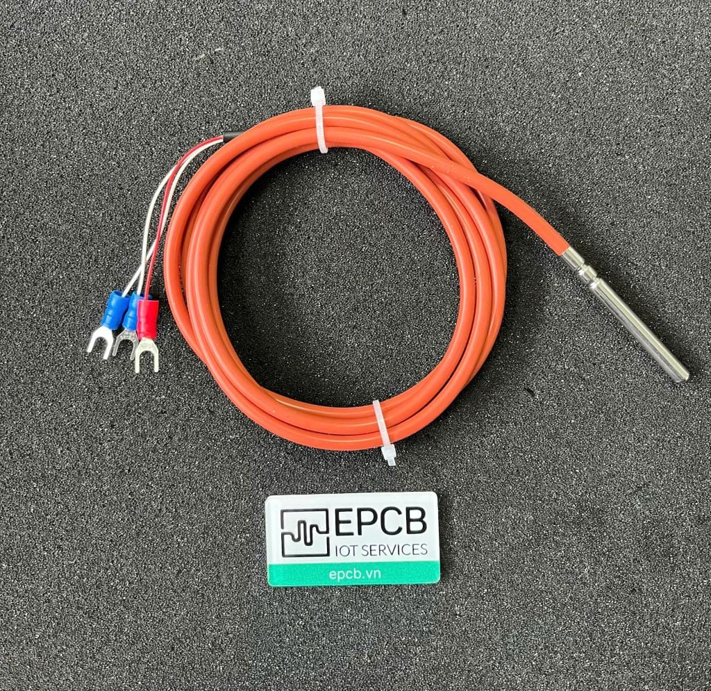 Cảm biến nhiệt độ PT100 chống thấm -50 - 200 độ