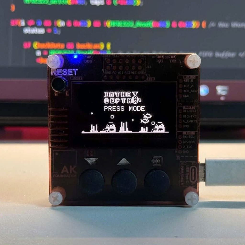 In The Depth Game - built on AK Embedded Base Kit