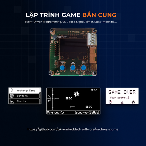 Archery game built on AK Embedded Base Kit