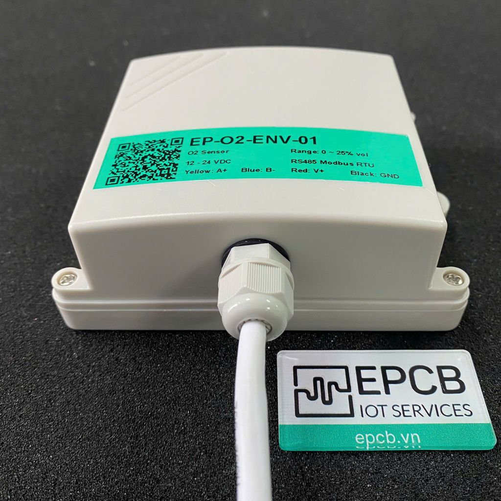 Cảm biến đo nồng độ khí OXY EP-ENV-O2-01 (RS485 | 4-20mA)