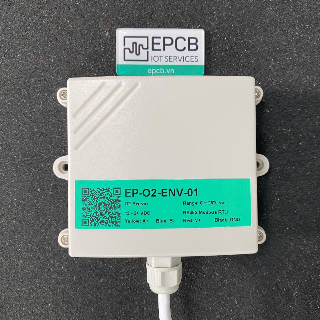 Cảm biến đo nồng độ khí OXY EP-ENV-O2-01 (RS485 | 4-20mA)