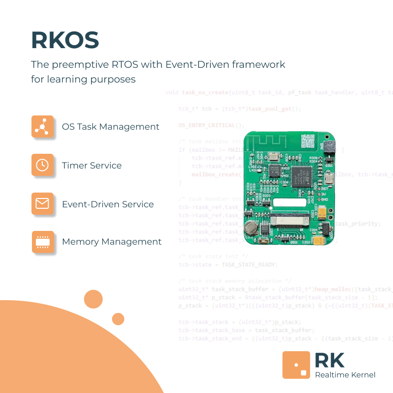 RKOS - Hệ điều hành thời gian thực dành cho học RTOS